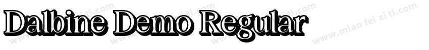 Dalbine Demo Regular字体转换